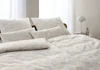 Bettwäsche-Garnitur Elegante Poppy 24558 Natur Mako-Satin Baumwolle