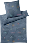 Bettwäsche-Garnitur Elegante Explorer-24570-2 Ozeanblau Baumwolle