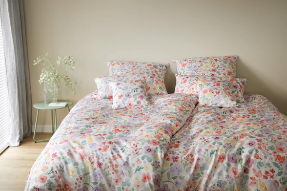 Bettwäsche-Garnitur Elegante Gentle-24572-0 Weiß Mako-Satin