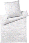 Bettwäsche-Garnitur Mako-Satin 24578 Weiß – Elegante Baumwolle