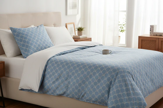 Joop! Bettwäsche-Garnitur Cornflower 4083 Blau Baumwolle