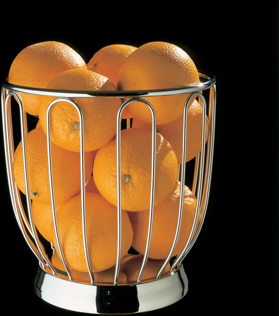 Zitruskorb Alessi 370 Edelstahl – Elegante Obstschale 21cm