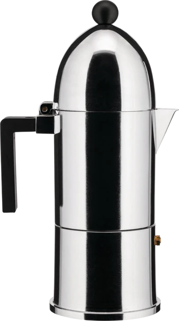 Espressokocher Alessi La cupola A9095 3 B Design Aluminium