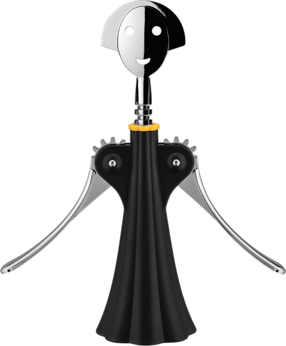Design-Korkenzieher Alessi Anna G. AAM01 B Schwarz – Ikonisch & Robust