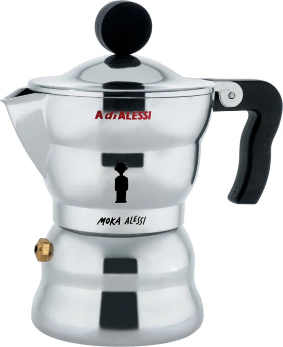 Espressokocher Alessi Moka AAM33/1 – Gussaluminium Design