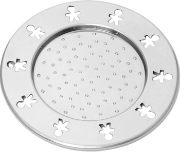 Glasuntersetzer-Set Alessi Mini Girotondo-AKK80 Edelstahl 18/10