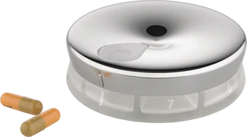 Pillendose Alessi YoYo-BM08 Edelstahl Kompakt Design