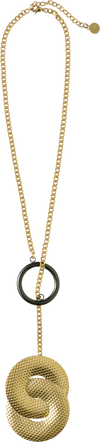 Halskette Alessi Lorica-ESA01 Gold Schwarz – Limitierte Edition