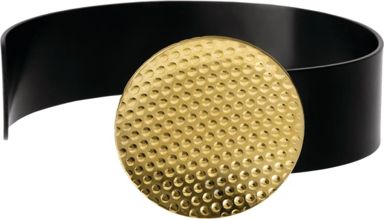 Armband Alessi Acta-ESA04 1 – Stahl, antiallergen, Gold-Schwarz
