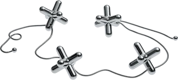 Topfuntersetzer Alessi tripod-GCH01 Silber – Verstellbar & Minimalistisch