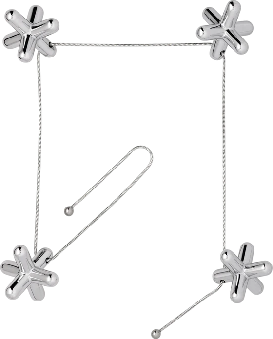 Topfuntersetzer Alessi tripod-GCH01 Silber – Verstellbar & Minimalistisch