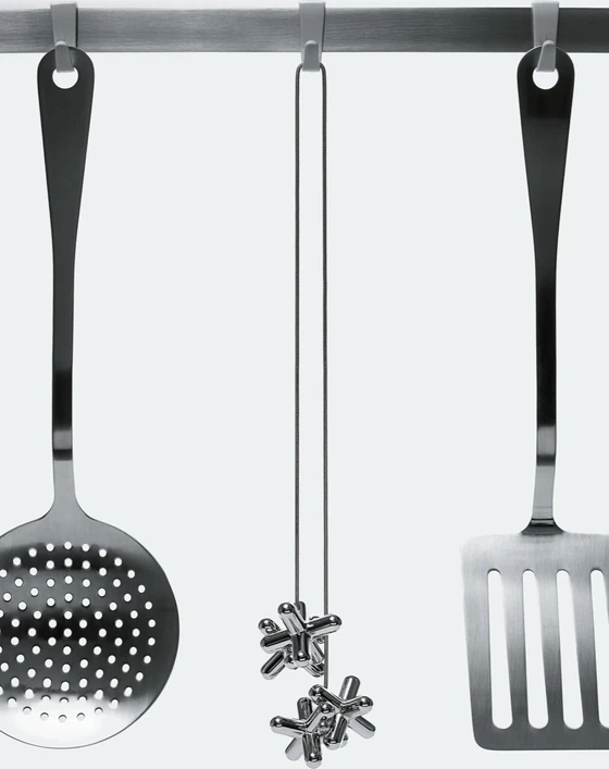 Topfuntersetzer Alessi tripod-GCH01 Silber – Verstellbar & Minimalistisch