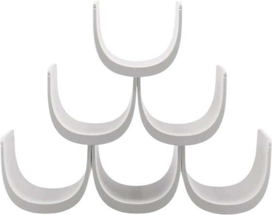 Modulares Flaschenregal Alessi Noè-GIA13 B Schwarz – Kombinierbar
