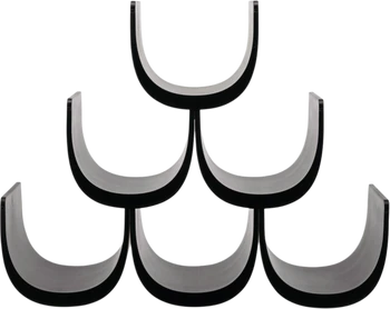 Modulares Flaschenregal Alessi Noè-GIA13 B Schwarz – Kombinierbar
