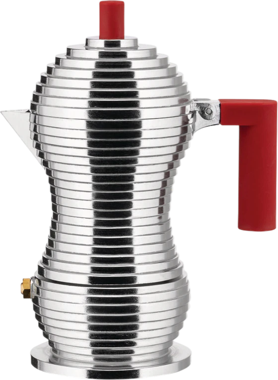Espressokocher Alessi Pulcina MDL02/3 für 3 Tassen Aluminium