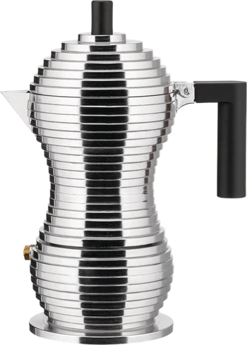 Espressokocher Alessi Pulcina MDL02/3 für 3 Tassen Aluminium