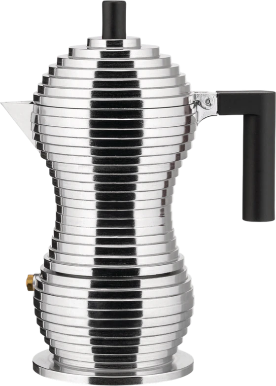 Espressokocher Alessi Pulcina MDL02/3 für 3 Tassen Aluminium