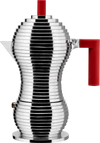 Espressokocher Alessi Pulcina MDL02/6 B 6 Tassen Aluminium