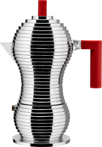Espressokocher Alessi Pulcina MDL02/6 B 6 Tassen Aluminium