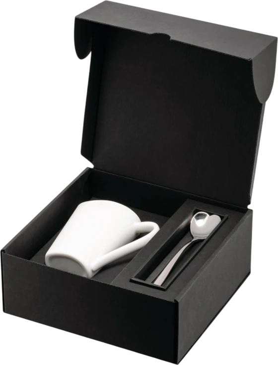 Alessi Tassen- und Löffel-Set Tea-MMI24 Porzellan Edelstahl