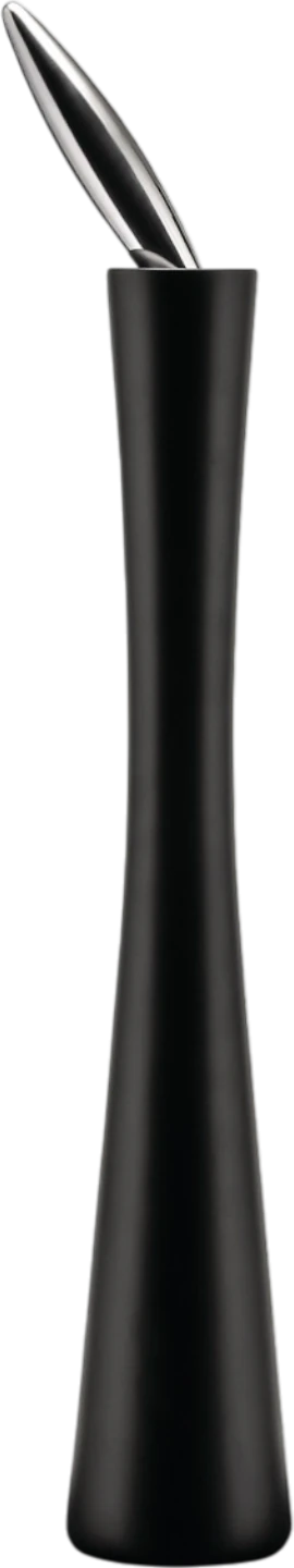 Alessi MP1562 Salz- & Pfeffermühle – Gewürzmühle aus Buchenholz | Schwarz