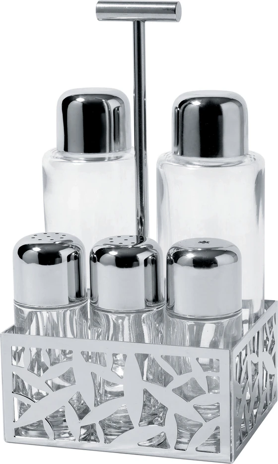 Gewürzset Alessi CACTUS MSA16 – Edelstahl & Glas Design