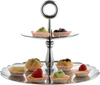 Etagere Alessi Dressed-MW52/3 – Edelstahl mit Reliefdekor