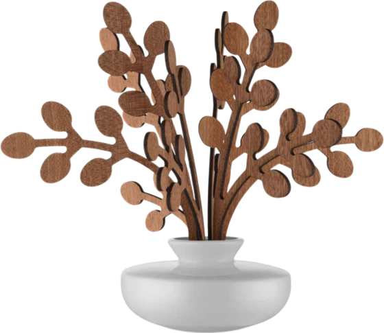 Alessi Diffuser mit Mahagoni-Blätter Ahhh MW64-1