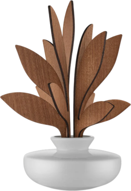 Alessi Diffusor mit Mahagoni-Blätter Ahhh MW64-2
