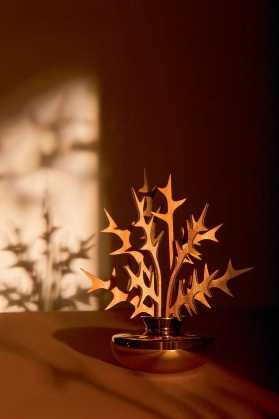 Alessi Diffusor mit Mahagoni-Blätter Ahhh MW64-2
