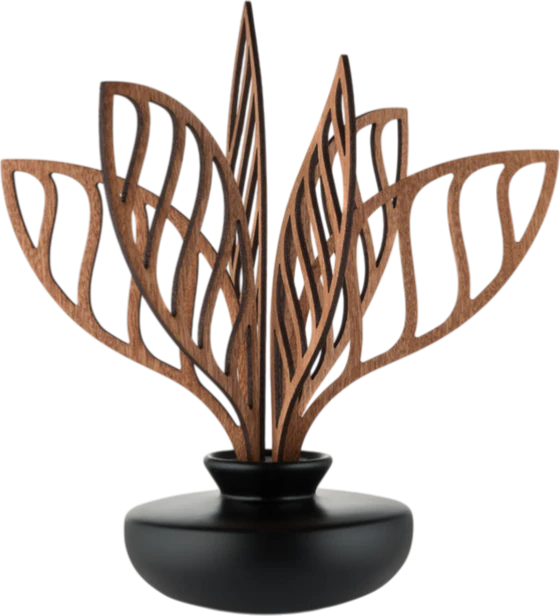 Alessi Diffusor mit Mahagoni-Blätter Ahhh MW64-5