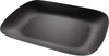 Alessi Moiré MW70 BT Tablett – rechteckig schwarz mit Reliefdekor