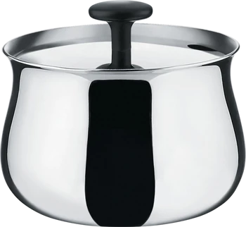 Alessi Cha NF03 Zuckerdose – Edelstahl 18/10 glänzend poliert