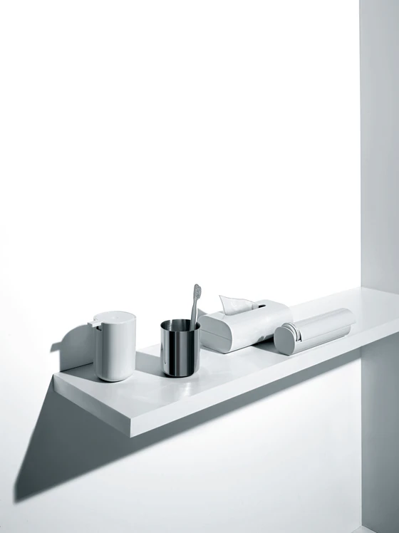 Zahnbürstenhalter Alessi Birillo-PL03 W Weiß – Hochwertiges PMMA