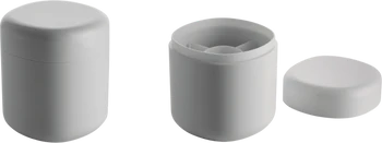 Wattestäbchenbehälter Alessi Birillo PL09 W Weiß – Modernes Design