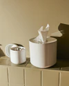 Wattestäbchenbehälter Alessi Birillo PL09 W Weiß – Modernes Design