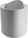 Abfalleimer Badezimmer Alessi Birillo PL10 Weiß – Modernes Design