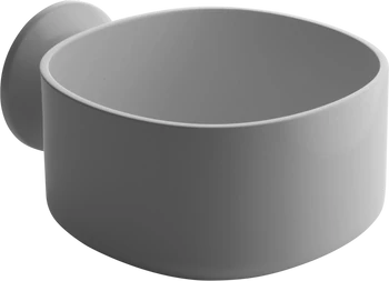 Alessi Birillo PL16 W Duschkorb – Flaschenhalter mit Saugnapf