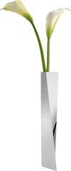 Alessi Crevasse ZH01 Vase – Edelstahl 18/10 Designvase