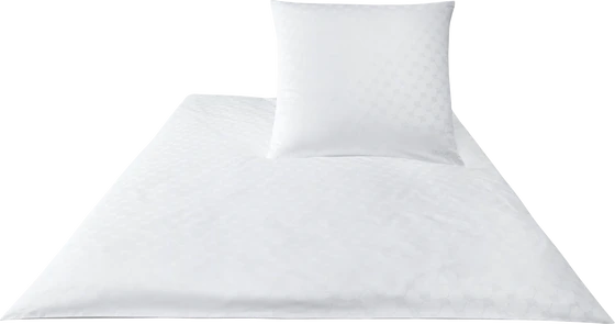 JOOP! Bettwäsche Cornflower Weiß – Luxuriöse Jacquard-Satin Eleganz