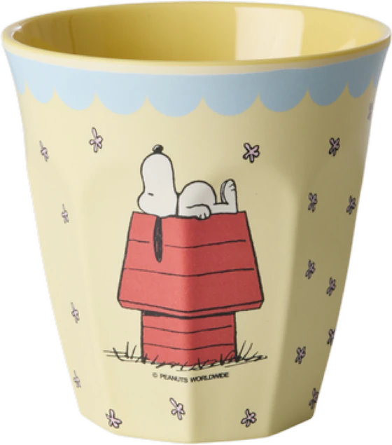 Melaminbecher Rice by Rice Snoopy Creme 250ml bruchfest