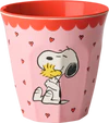 Melaminbecher Rice by Rice Snoopy Pink 250ml bruchfest