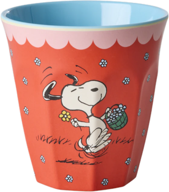 Melaminbecher Rice by Rice Snoopy Rot 250ml – Bruchfest