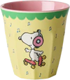 Melaminbecher Rice by Rice Gelb Snoopy 250ml bruchfest