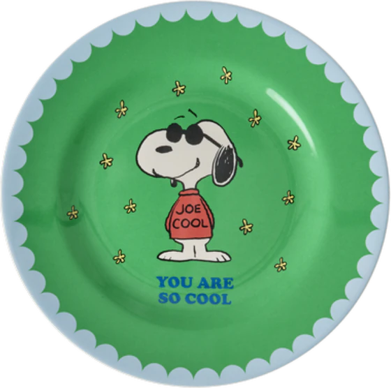 Melamin-Teller Rice by Rice Snoopy Grün – Bruchfest & Spülmaschinengeeignet