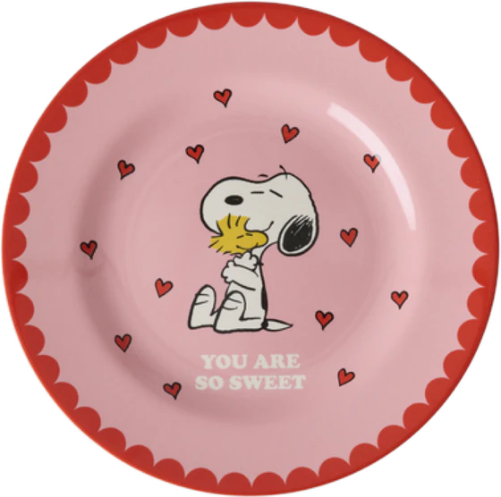 Melamin-Teller Rice by Rice Snoopy Pink – Bruchfest & BPA-frei