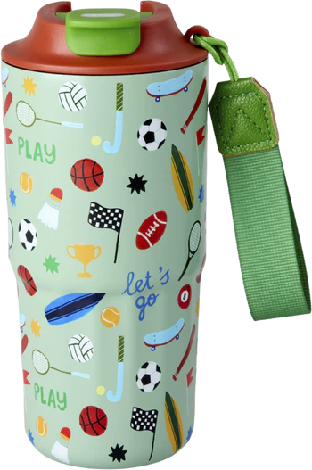 Thermobecher Edelstahl 550ml Rice by Rice – Sportmotiv, auslaufsicher