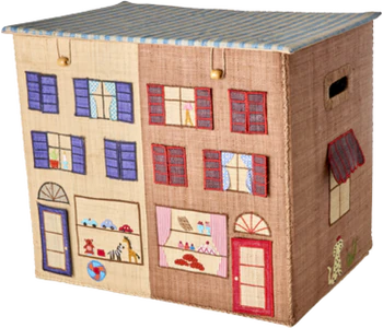 Aufbewahrungsbox Raffia Paris XL faltbar – Rice by Rice
