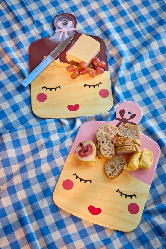 Servierbrett Melamin Braun 33,5 cm - Rice by Rice Damenform
