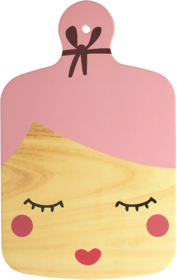 Servierbrett Melamin Pink Damenform – Rice by Rice Design